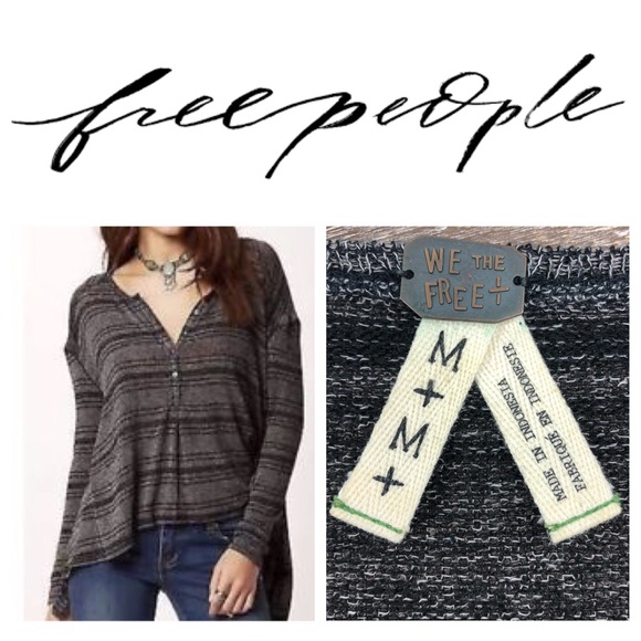 We The Free Sweaters - *SOLD* FREE PEOPLE | We the Free Striped Henley